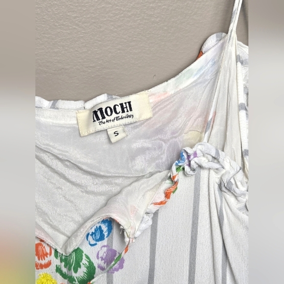 All Things Mochi Mady Embroidered Boho Slow Fadhion Maxi Dress, Small - Picture 7 of 7